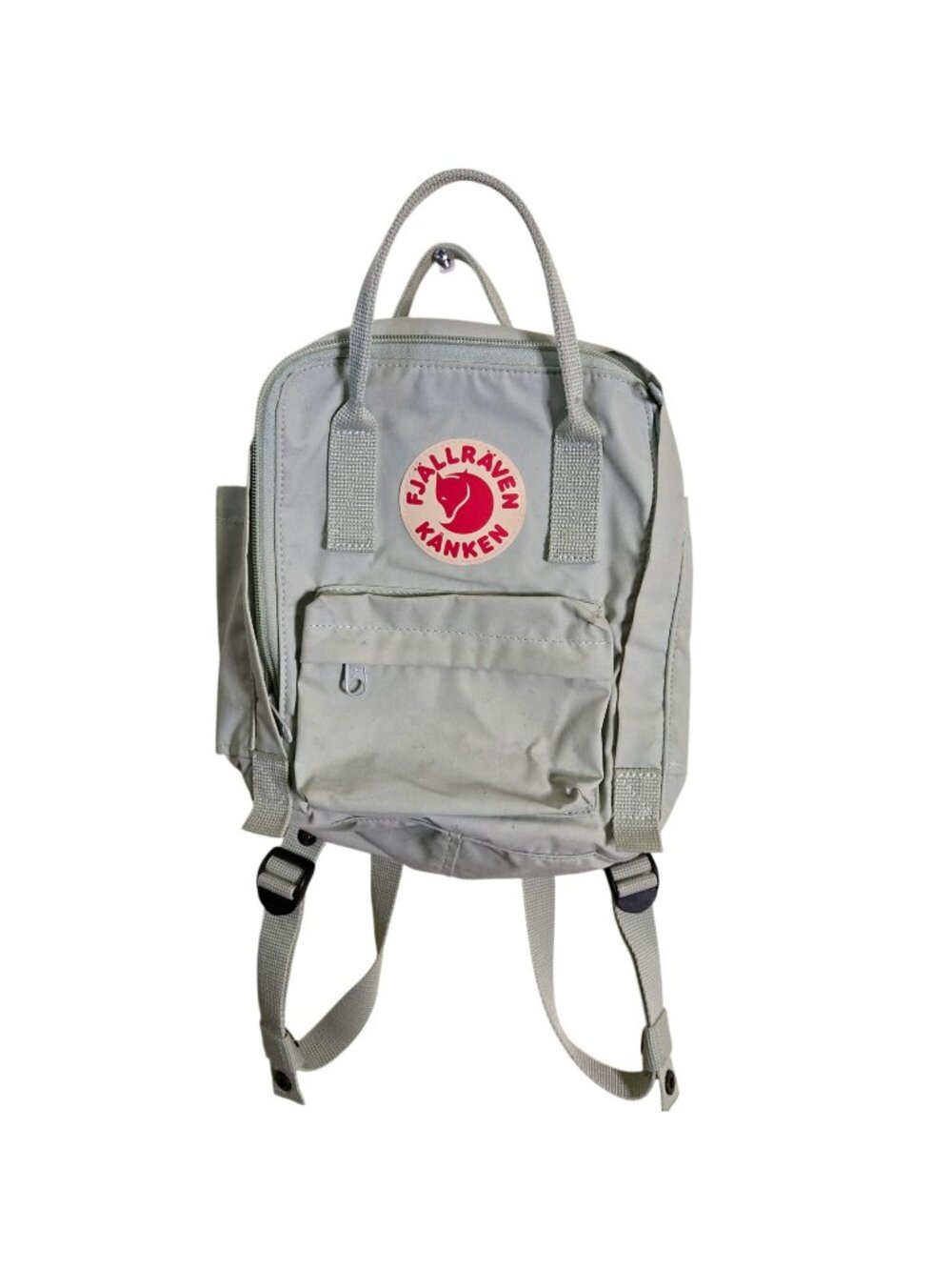 Fjallraven Kanken Mini Backpack Color 600 Mint Green 9"x11"x4" Quality